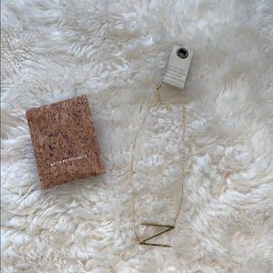 Anthropologie N monogram necklace